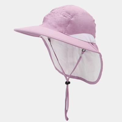 China New COMMON 2022 Next Available Wholesale 7 Colors Hat With Sun Protection Neck Fishing Hat With Neck Flap for sale