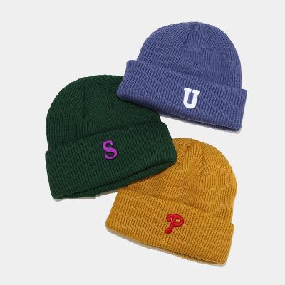 China New Coming 2021 COMMON Wholesale 10 Colors Logo Embroidered Skull Cap Available for sale