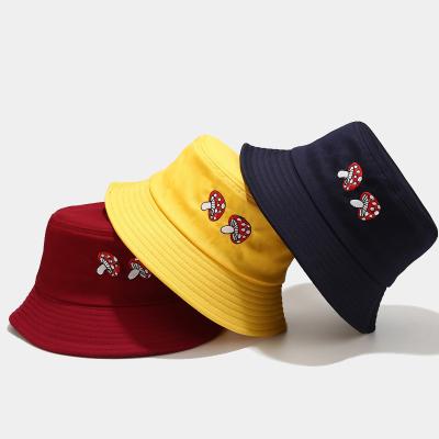 China Sun Protect Mushroom Bucket Hat Embroidery Custom Logo Available 2022 New Coming Wholesale 7 Colors for sale