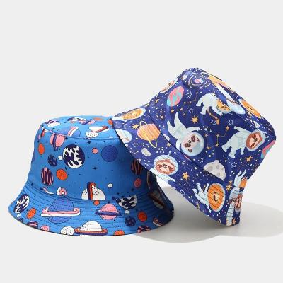 China Protect New Next Sun 2022 Outer Space Sun 3 Color Bulk Custom Logo Printing Available Wholesale Bucket Hats for sale