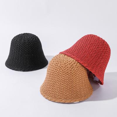 China Straw Hat 2021 Image New Arrival Spring Series 7 Colors Bucket Available MATERIAL NEW for sale