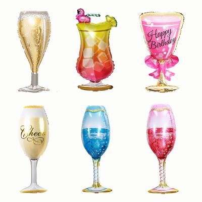 China Designs Wholesale Low Price Fashion Aluminum Film Modeling Party Decoration Balloons for sale