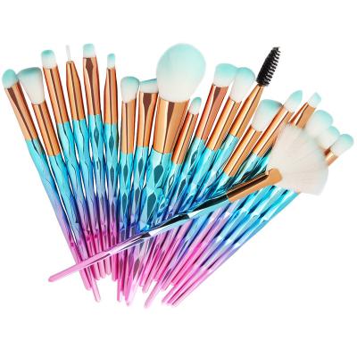 China Angular Blush Guaranteed Quality Customize Colorful Personalized Makeup Brush Set For Sale for sale