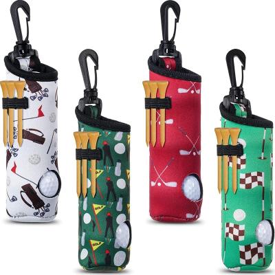 China Fashionabe Customized Golf-Tee-Ball Holder Carry Bag Pouch Golf Accessories Storage Bag for sale