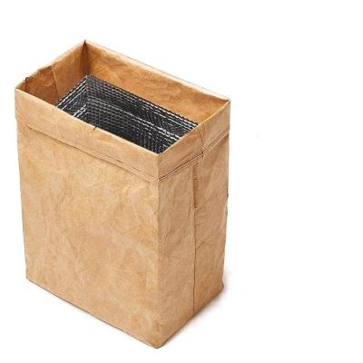 China Wholesale Customized Reusable Durable Eco Friendly Snack Tyvek Paper Bag Lunch Cooler Box for sale