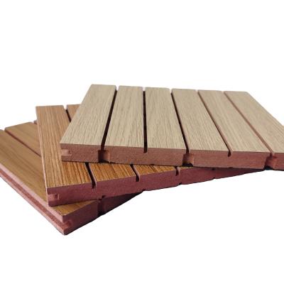 China Modern High Density Fireproof Fiber Solid Wood Soundproof And Sound Absorbing Panel for sale