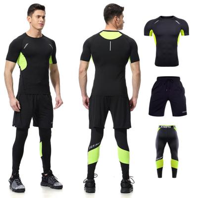 China 2021 Breathable Wholesale Top Products Best Price Custom Design Jogging Training Wear 3 Pieces For Men for sale