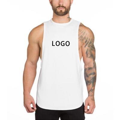 China Breathable best selling custom gym vest wear for mens top training sportswear fitness clothing yaga wear for sale