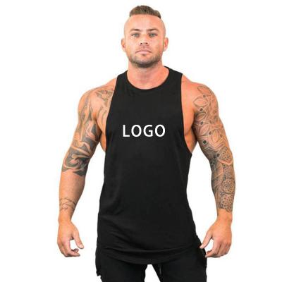 China Custom Breathable Black Vest Tank Top Gym Vest Fitness Wear Training Wear Yaga Clothes Mens Jogging Wear for sale