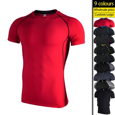 China Anti-pilling new design gym running polyester t shirt for wholesales for sale