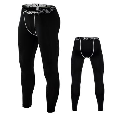 China Breathable America Face Essential Joggers In Pants Black Spandex / Polyester Tight Pants Autumn Men Tight Pants for sale