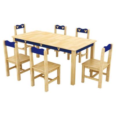 China China factory manufacturer good design dining table and chairs wooden kids study chair set furniture with long service for sale