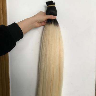 China Best Alibaba Supplier Natural Straight Thumb Can Be Cheap Dyed 100% Virgin Brazilian Hair for sale