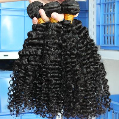 China 12a Bundle Virgin Hair Extension Unprocessed Virgin Hair Extension FRENCH Curly Kinky Curly Raw Malaysian Hair for sale