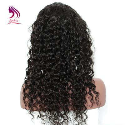 China Silky Straight Wave Full Lace Hair Wigs With Pre Plucked Brazilian Baby Hair Wig With Bleach Knot for sale