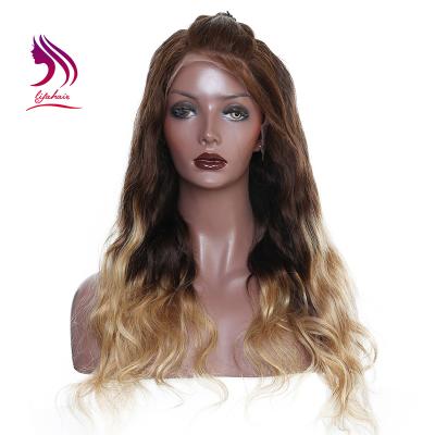 China Silky Straight Brazilian Hair Wave Full Lace Wig, Lead Style Hair Wig, Full Lace Wig With Baby Hair for sale