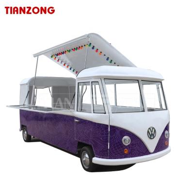 China Winery New Arrival Electric Food Truck With Full Kitchen Hot Dog Cart Concession Trailer for sale