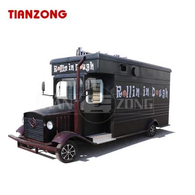 China Mobile electric food truck winery factory price coffee food trailer vintage hot dog stand cart for sale for sale