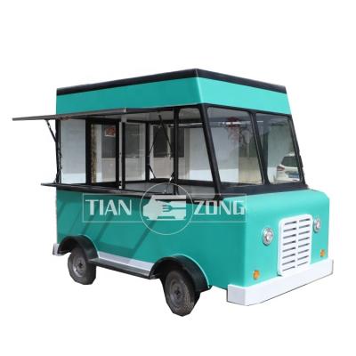 China Mobile Winery Tianzong Food Trucks Fast Food Cart Stall Food Trailer With Full Kitchen Equipment For Sale for sale