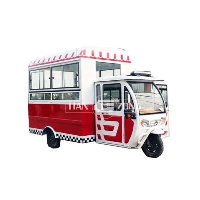 China Electric mobile food cart monkey winery piaggio food truck trailer with full kitchen equipment for sale for sale