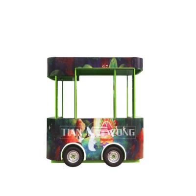 China Winery Tianzong food cart design gelato carts street mobile concession stand for sale for sale