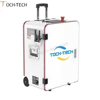 China TOCH-TECH PVC Derusting Laser Machine Laser Cleaning Remover 100w 200w 1000w for sale