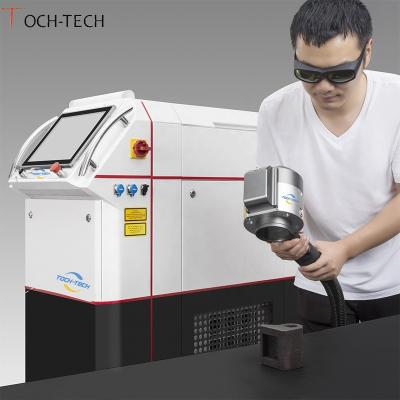 China TOCH-TECH 1000W PVC Laser Rust Removal Cleaning Machine for Paint Rust Coating Removal for sale