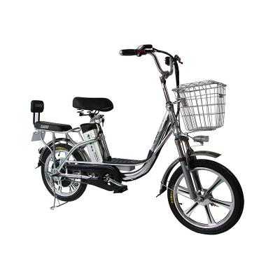 China Hot Selling Aluminum Alloy City Bike 350W 48V 60V Aluminum Alloy Frame Electric Lithium Battery Electric Bicycle for sale