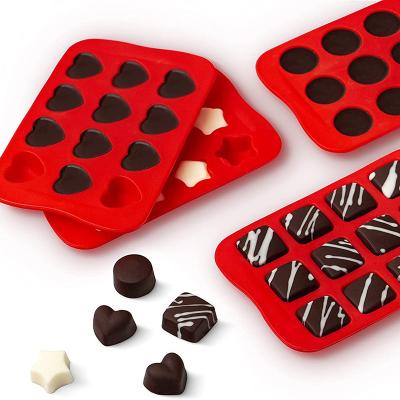 China Silicone Stocked Molds For Molds Silicone Shapes Chocolate Baking Mold Set Different Silicone Shapes for sale