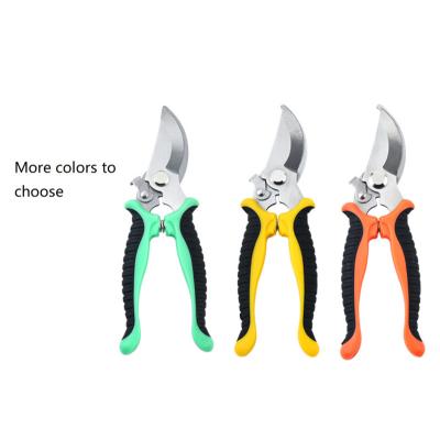 China Professional Amazon Anti-Slip Handle Plant Gardening Clippers Sharp Scissors Shear Cut Flower Plants Bonsai Prune Florist for sale