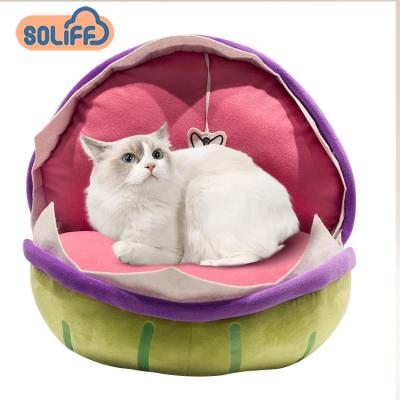 China Wholesale Breathable Removable Cat Bed Sofa Bed Washable Cute Pet Bed for sale