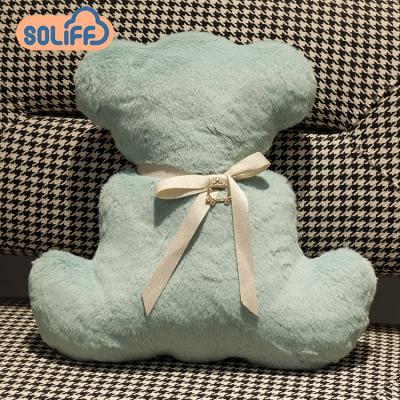 China Soft Plush Fur Animal Baby Stuffed Toys Custom Logo Plush Cute Teddy Bear Toy for sale