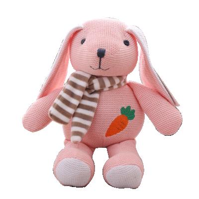 China Eco - Friendly Knit Crochet Doll Handmade Crochet Bunny Stuffed Toys for sale