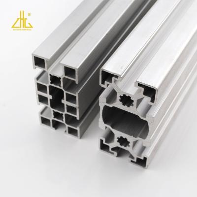 China Decorations 6061 6063 T5 T6 20X20 30X30 40x40 45X45 50X50 60X60 80X80 120X80V T Slot Profile Aluminum Bezel for sale