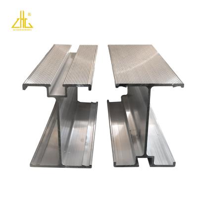 China Decorations Aluminum 6000 Series Large Structural H I Beam Profiles For Building Material And Decoration for sale