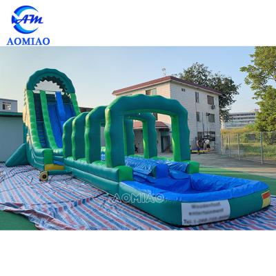 China New Style Cheap Commercial PVC Double Giant Inflatable Water Slide For Adult for sale