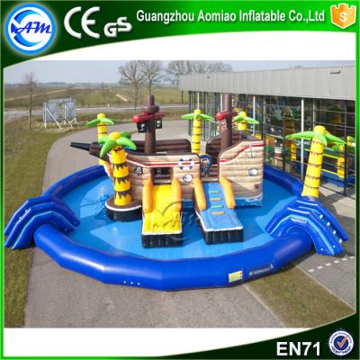 China Giant Inflatable Water Park Equipment Price Water Park Pirate Inflatable Fun Park Can Be Customized for sale