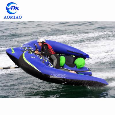 China Outerdoor water fun water sports toys inflatable flying bat shape/prize towables/flying flying fish for sale