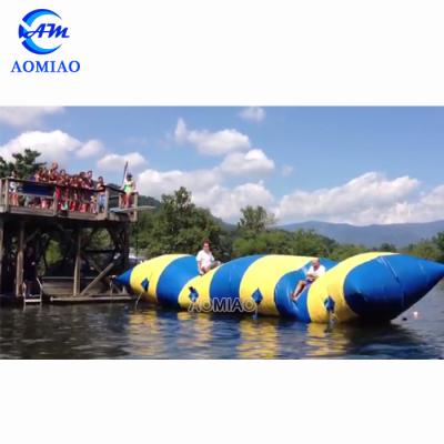 China Crazy Inflatable Water Blob Inflatable Lake Game Australia Water Catapult Blob Can Be Customized for sale