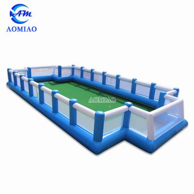 China Crazy Hot Sale PVC Inflatable Soccer Field Inflatable Soap Football For Sale for sale