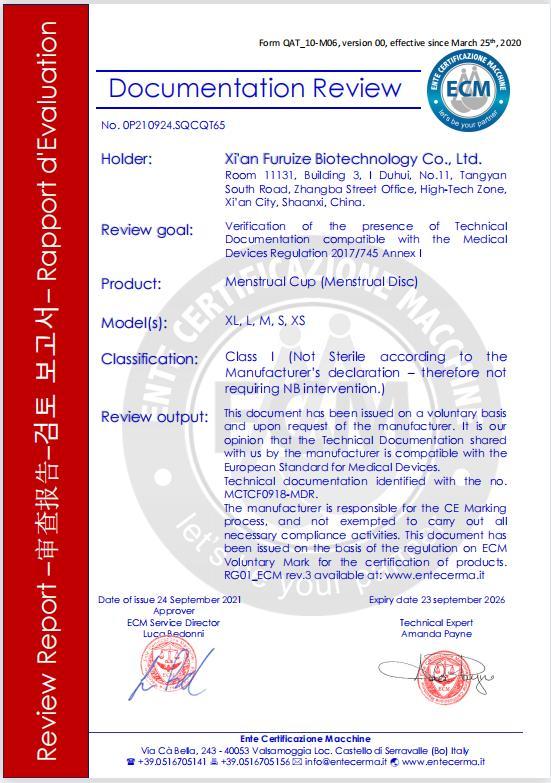 CE - Xi'an Furuize Biotechnology Co., Ltd.