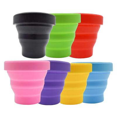 China Easy To Carry Food Grade Silicone Copa Sterilizer Cup For Menstrual Cup Folding Cup for sale