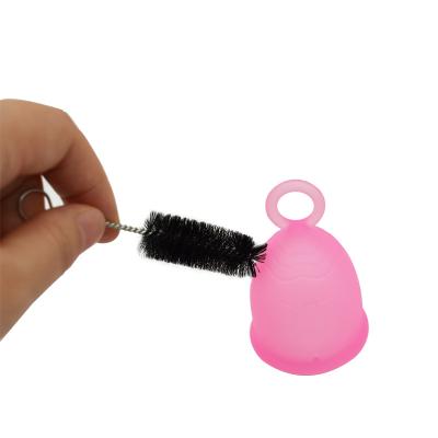 China Copa Nylon Menstrual Cup Furuize Reusable Menstrual Cup Brush Cleaning Clean Brush for sale