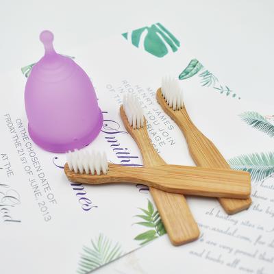 China Good Quality Copa Brush Mensural Clean Menstrual Cup Menstrual Cup Bamboo Cleaning Brush for sale