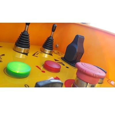 China Single shaft finger-touch microswitch fingertip radio remote control single joystick for sale