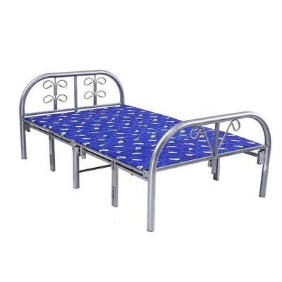 China Convertible To Strong Heavy Duty Folding Stock Guest Student Student Single Metal Folding Bed Frame for sale