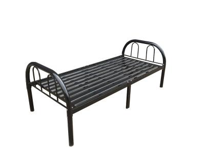 China Factory Price Convertible Metal Bed Frame Durable Metal Iron Hotel Furniture Bedroom Single Bed for sale