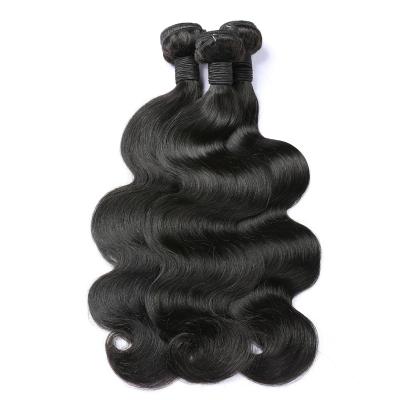 China Malaysian Italian Curl Hair Body Wave Bundles Hair Weave Extensions 100% Natural Black Color 100g/Piece Remy Hair 10-36inch for sale