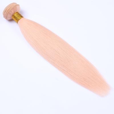 China Shinny Straight Raw Virgin Hair Weave Factory Wholesale Healthy Pink Color Raw Hair Weave for sale