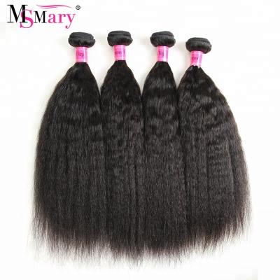 China Good Quality 100% Virgin Remy Human Hair Yaki Straight Raw Indian Curly Hair Bundles Good Quality 100% Virgin Hair Weave for sale